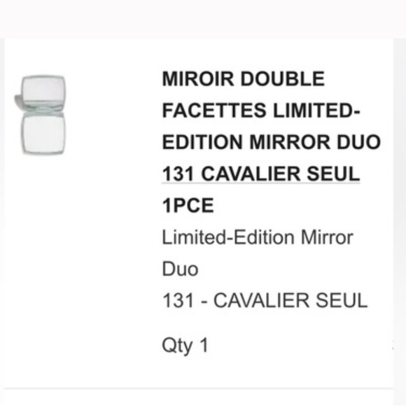 CHANEL Limited-Edition Mirror - Cavalier Seul - Picture 3 of 3